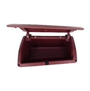 بكج درج فوق طبلون كامل عنابي و ديكور ريش مكيف وسط،...