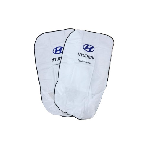 تلبيسة مقاعد أمامية أبيض ثقيل دعاية - هيونداي