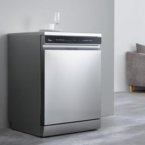 Media dishwasher 14 plates – 10 programs, 3 shelves, Wi-Fi, extra basket, steel | 5-year warranty | Model WQP14W5233CS