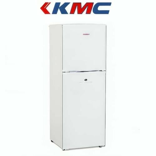KMC refrigerator with top freezer 8.9 feet – white ice KMF-255HD