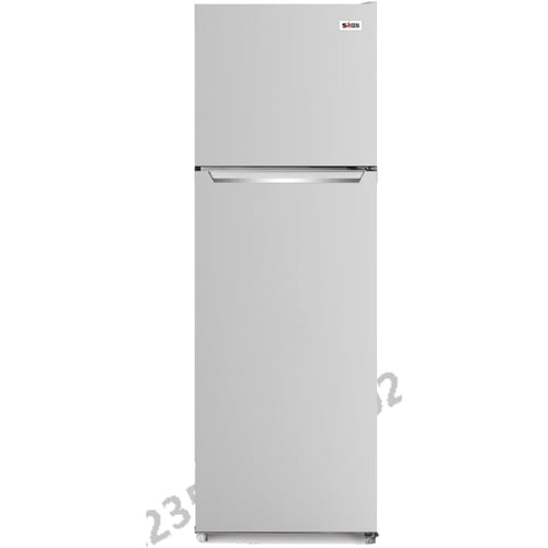 Sirin refrigerator with two doors 251 liters – 8.9 feet model SRTM326NF, white
