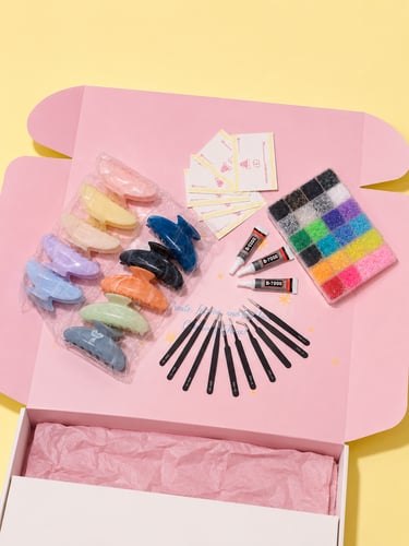 تزيين البكلات بالكريستال | Make your own hair clip