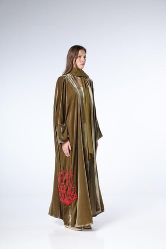 Velvet Coralia | Olive