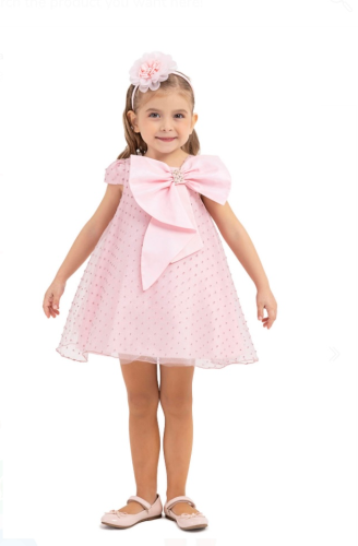 فستان باربي مع طوق