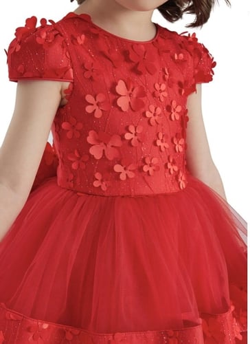 فستان وردة الجوري