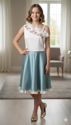 فستان الزهور للسن المحير