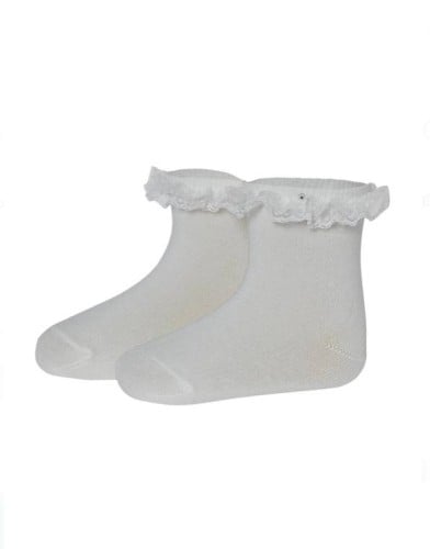 جوارب دنتيل ناعم _ابيض