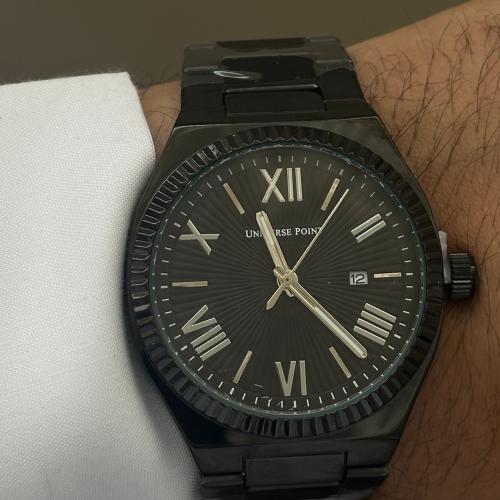 ساعة ( ‏UNIVERSE POINT ) اسود كامل