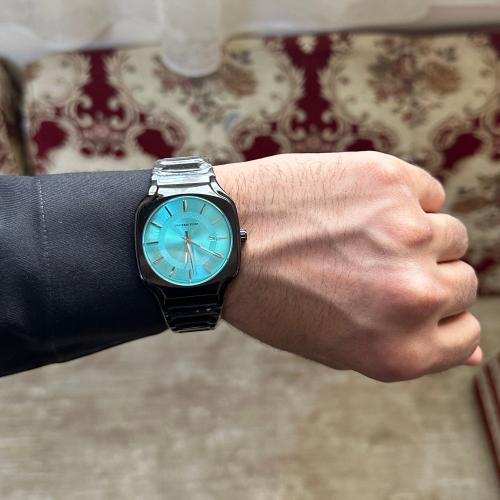 ساعة ماركة ( UNIVERSE POINT ) تيفاني- اسود