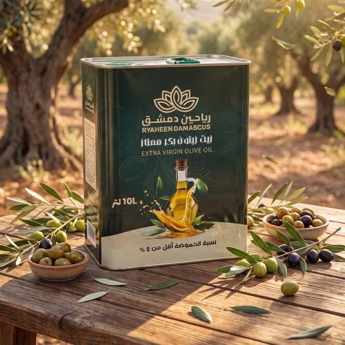 زيت زيتون رياحين دمشق 10 لتر