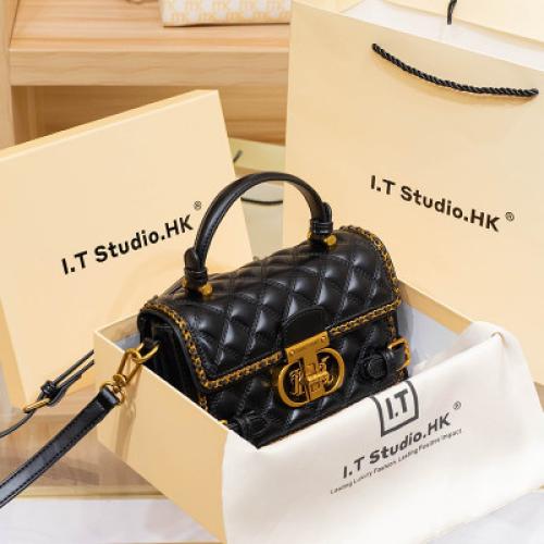 حقيبة يد شبكية ماسية أصلية للنساء ، حقيبة كتف كروس...