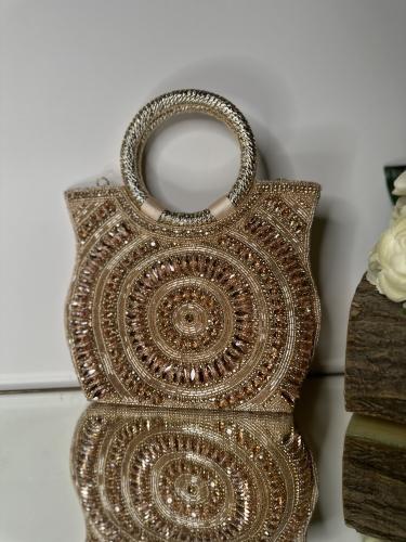 حقيبة بريق روز