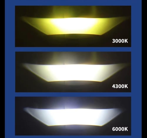 كشاف عدسه 3 الوان