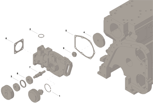 Genuine Cummins Kit,wp Repair (major) 3801712