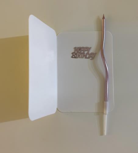 شمعه و كارد happy birthday