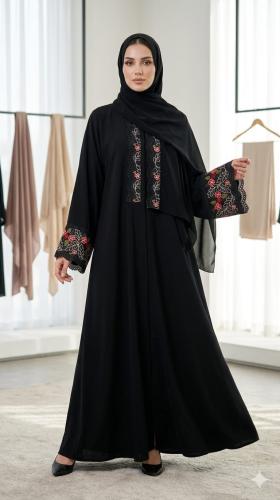 عباية نسائية قماش انترنت هنجي