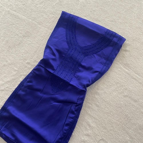 قطن كويتي تطريز وكريستال امام وخلف واكمام