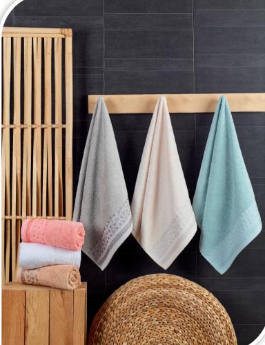 طقم مناشف COTTON VANESSA-2 TOWEL