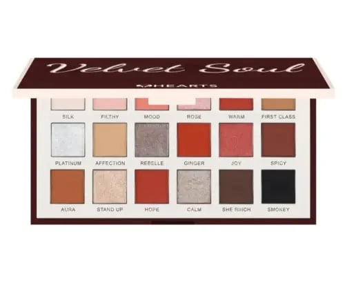 Hearts Velvet Soul 18-Color Eyeshadow Palette