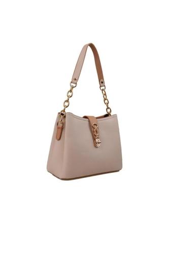 حقيبة كتف بحزام علي شكل سلسلة من ليفيدور