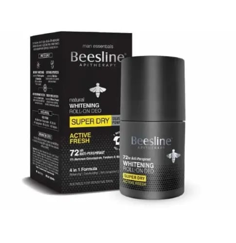 Beesline Natural Deodorant Roll-On, Skin Brighteni...