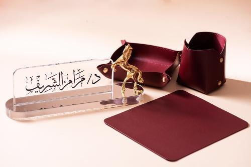 طقم مكتبي جلد