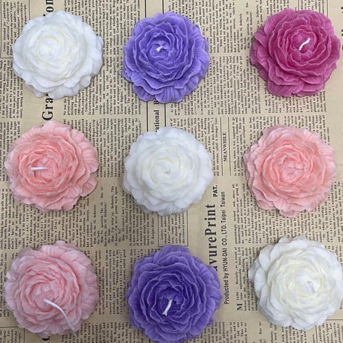 شمعة الفاوانيا بالحجم الكبير