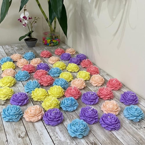 شمعة الفاوانيا بالحجم الكبير