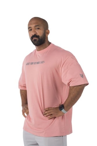 DW Oversized T-Shirt with chest BFME print in Salm...