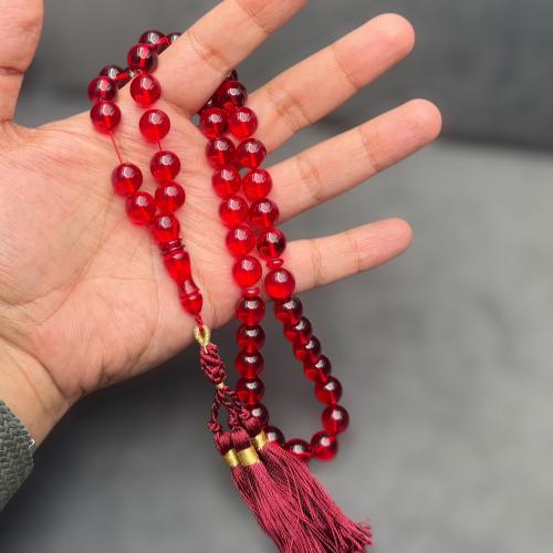 مسباح زعفراني احمر بشفافية