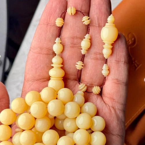 سبحة دومنه لؤلؤي خراطة مصنع الفن