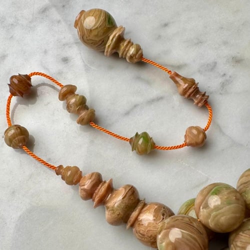 سبحة بكلايت معرق بتنجيم خراطة تركية