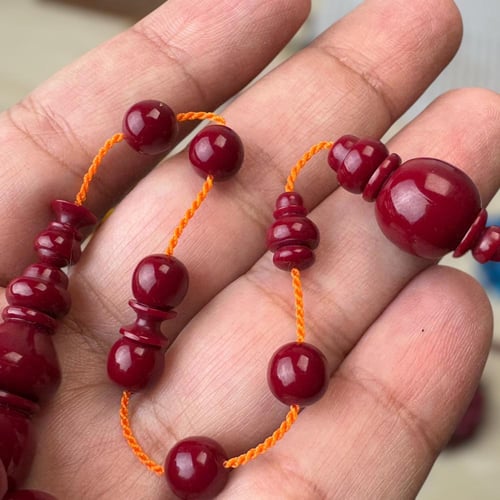 مسباح بكلايت عنابي خراطة الشمور