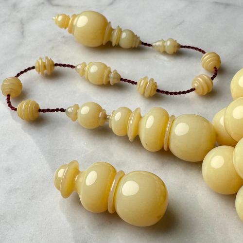 سبحة دومنه لؤلؤي خراطة مصنع الفن