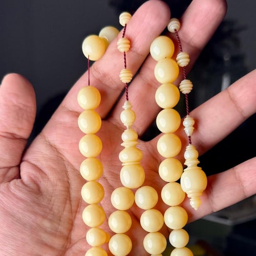 سبحة دومنه لؤلؤي خراطة مصنع الفن