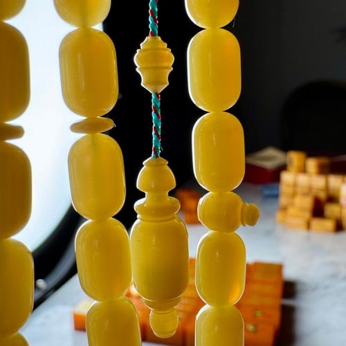 مسباح دومنه لؤلؤي خراطة مصنع الفن