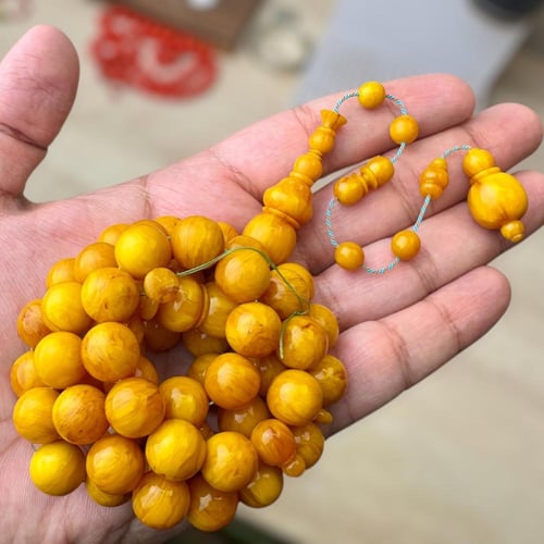 مسباح من عصي معرق خراطة الشمور