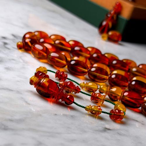 مسباح عسلي معرق