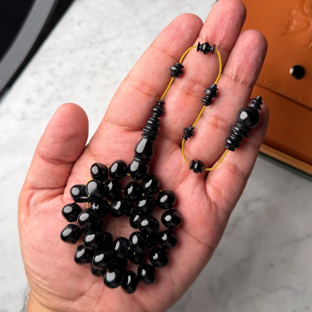 مسباح من عصي بكلايت اسود ملكي