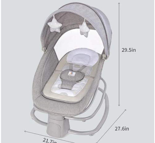 كرسي هزاز اطفال مواليد كهربائي من ماستيلا مع طاولة...