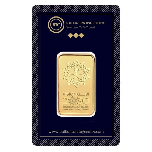 سبيكة BTC ذهب 50 جرام عيار 24