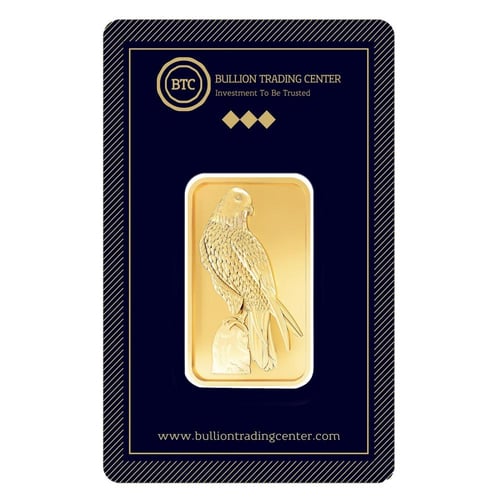 سبيكة BTC ذهب 50 جرام عيار 24