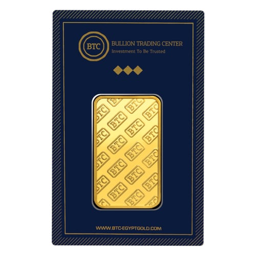 سبيكة BTC ذهب 1 جرام عيار 24