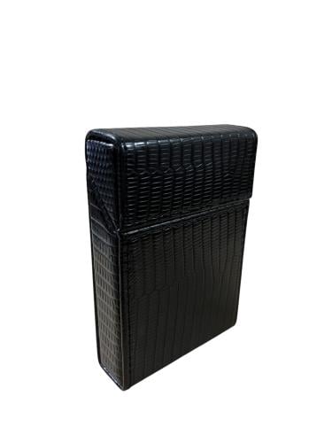 حافظة سجائر جلد ظبيعي اسود سليم عاريضة