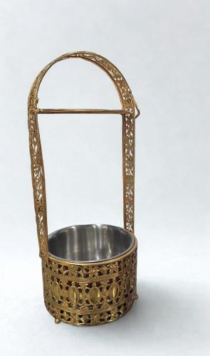 منقل فحم ذهبي