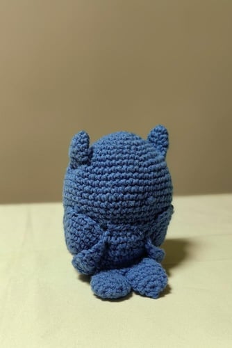 دمية بومة زرقاء - owly of amigurumi