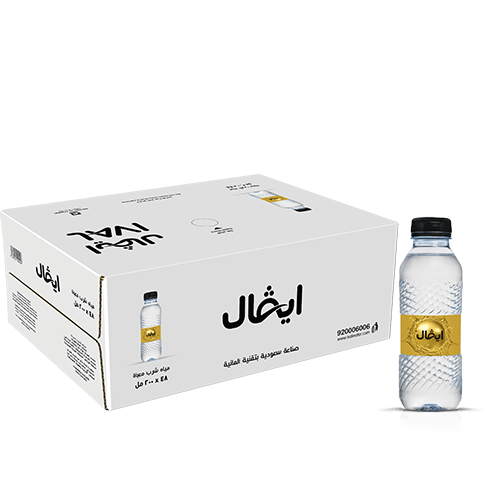مياه ايفال - حجم 200 مل - كرتون 48 حبه