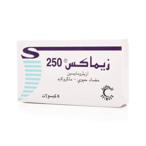 Zimax 250 mg 6 capsules