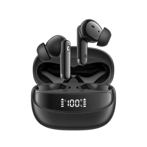 سماعات جويروم Joyroom JR-BB3 Jbuds اللاسلكية - بلوتوث 5.4، شاشة LED رقمية، وعزل ضوضاء ENC للمكالمات - بطارية تدوم 30 ساعة