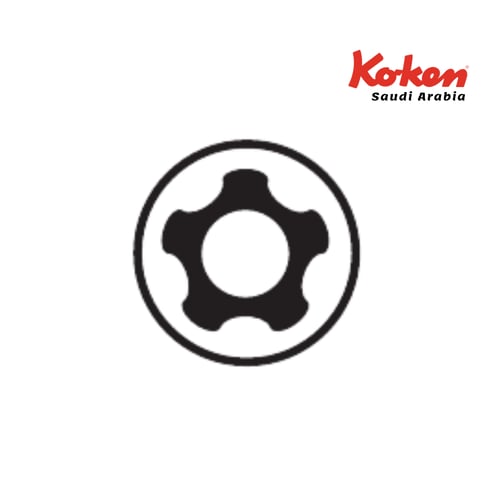 طقم حبوب 9 قطع رأس مشرشر خماسي 3/8